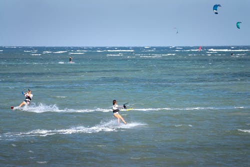 有关Copyspace, kiteboarder, 一起的免费素材图片
