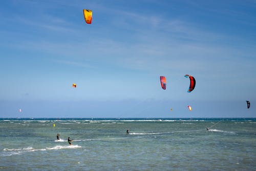 有关kitesurfer, 享受, 假日的免费素材图片