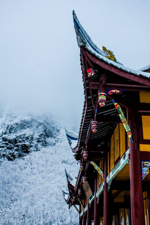 有关佛寺, 冬季, 冷的免费素材图片