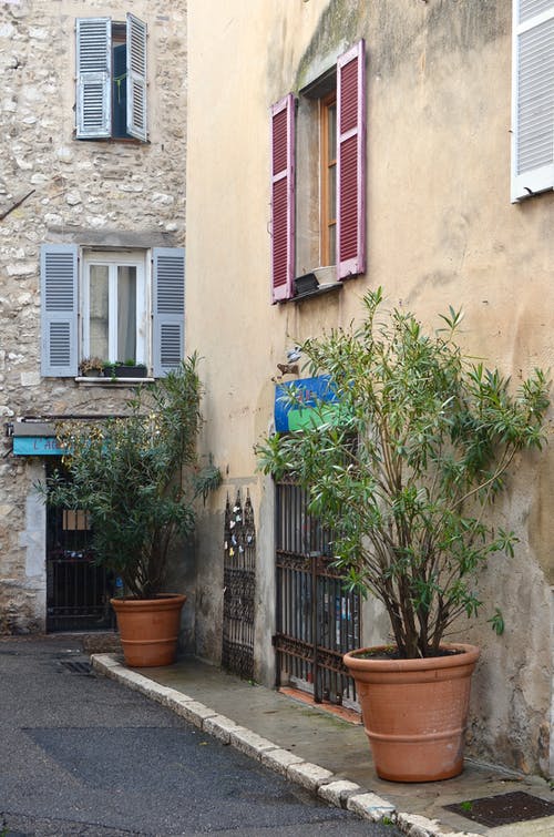 绿陶壶上棕色陶罐 · 免费素材图片