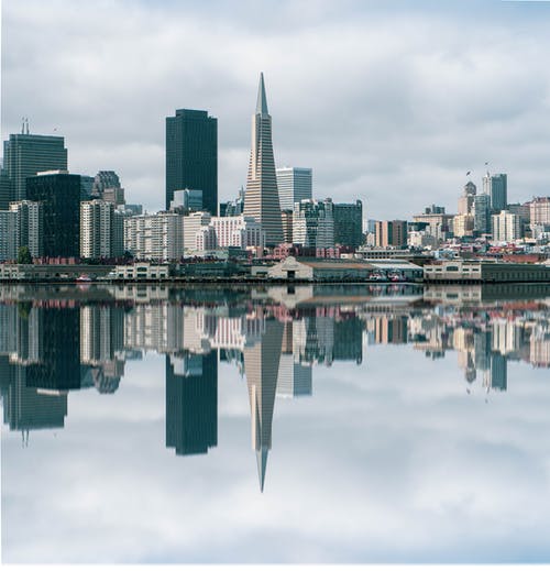 有关city_skyline, 反射, 市区的免费素材图片