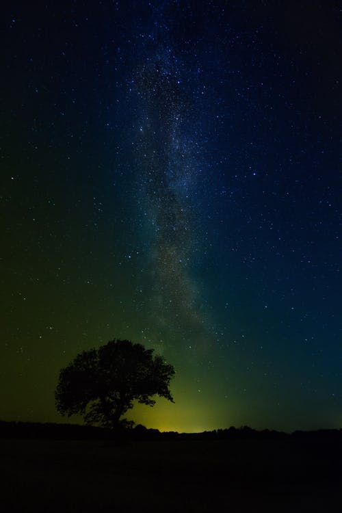 有关galaxy, 剪影, 占星術的免费素材图片