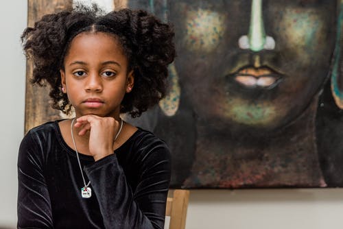 有关儿童, 可爱的, 严肃的免费素材图片