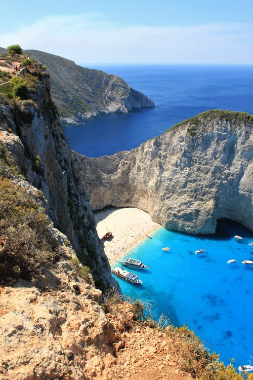 有关navagio, navagio海滩, 假期的免费素材图片