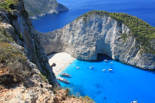 有关navagio, navagio海滩, 假期的免费素材图片