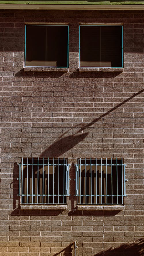 有关垂直拍摄, 建筑外观, 砖墙的免费素材图片