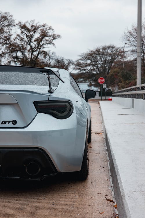 有关停, 垂直拍摄, 後视图的免费素材图片