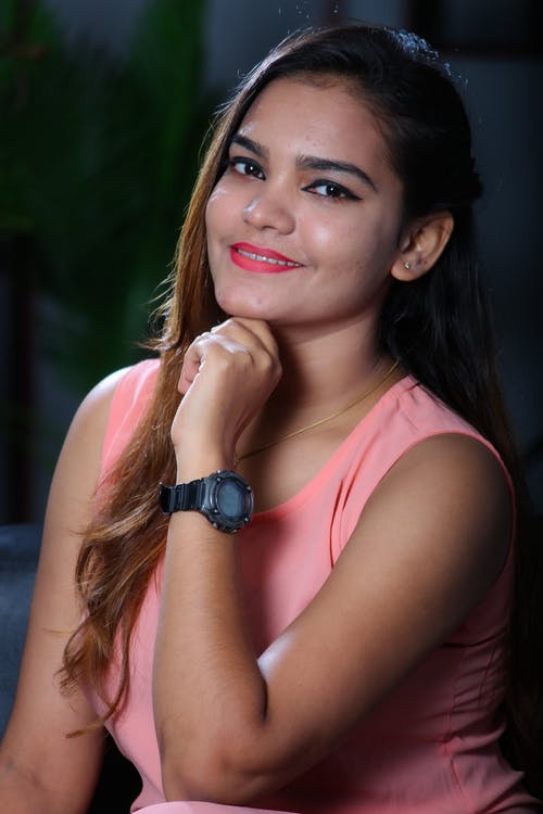 有关垂直拍摄, 女人, 微笑的免费素材图片