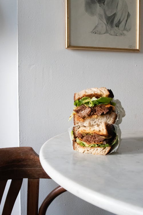 有关一部分, 三明治, 上菜的免费素材图片