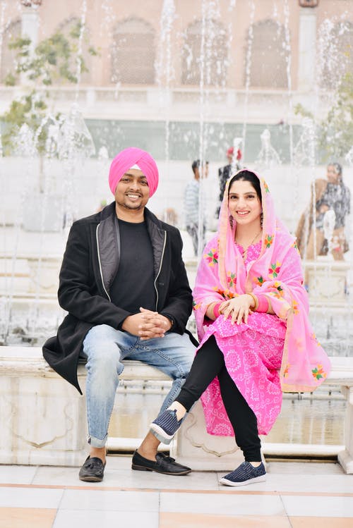 有关一起, 传统服装, 噴泉的免费素材图片