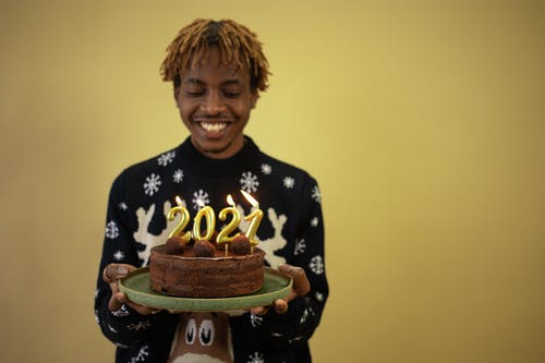 有关2021, 巧克力蛋糕, 微笑的免费素材图片