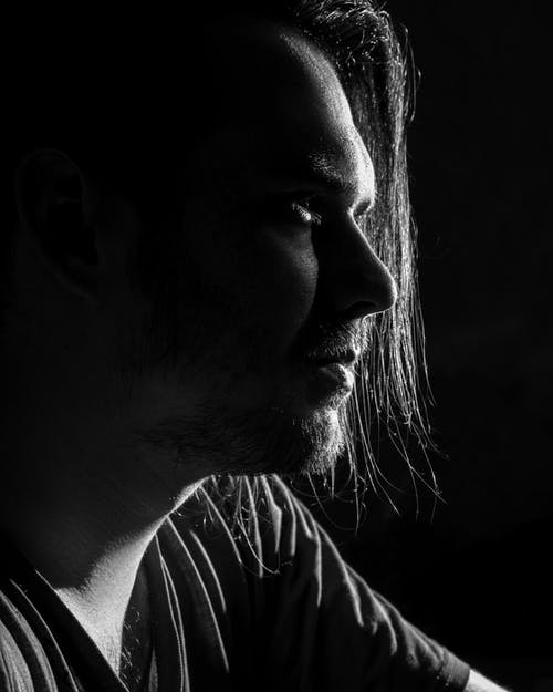 有关人, 哀思, 单色的免费素材图片