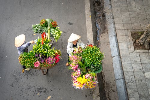 有关一束鲜花, 出售, 戶外的免费素材图片