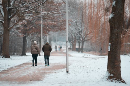 有关一對, 一起, 人行道的免费素材图片
