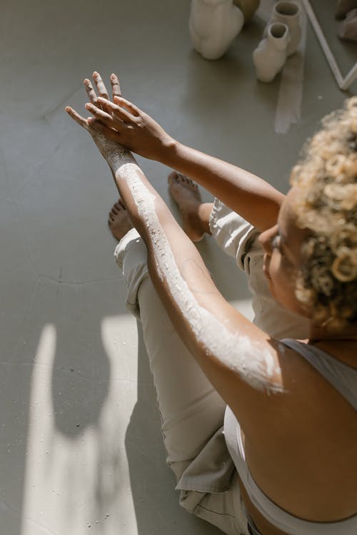 有关俯視圖, 坐, 垂直拍摄的免费素材图片