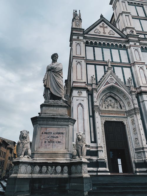 有关但丁 阿利吉耶里纪念碑, 佛羅倫薩, 圣十字教堂的免费素材图片