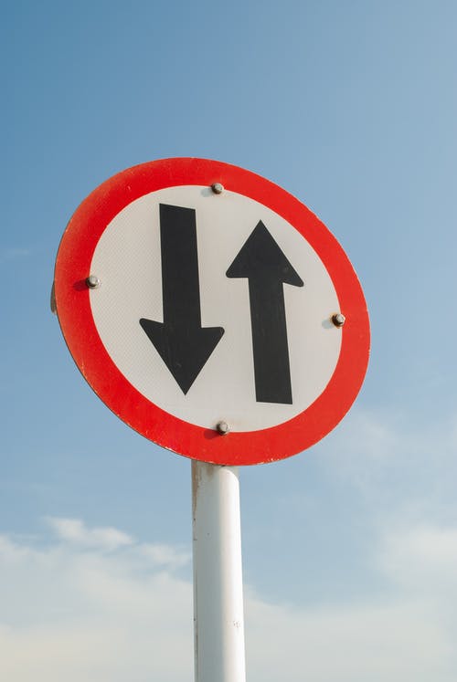 有关交通標誌, 双向的, 指導的免费素材图片