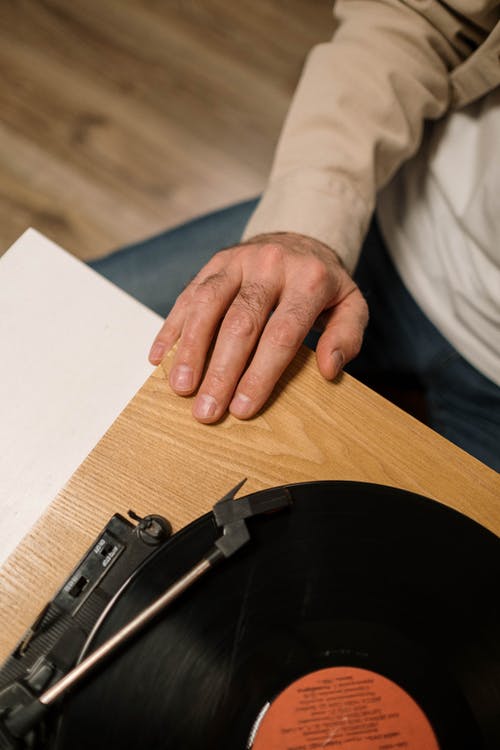 有关唱盤, 垂直拍摄, 復古的免费素材图片