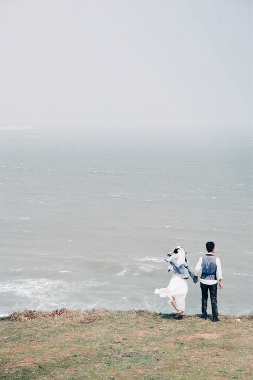 有关一對, 人, 垂直拍摄的免费素材图片