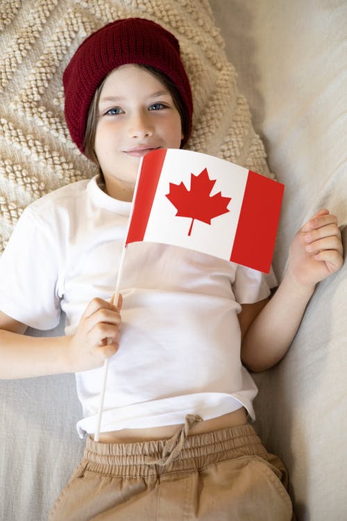 有关兒童, 加拿大, 加拿大国旗的免费素材图片
