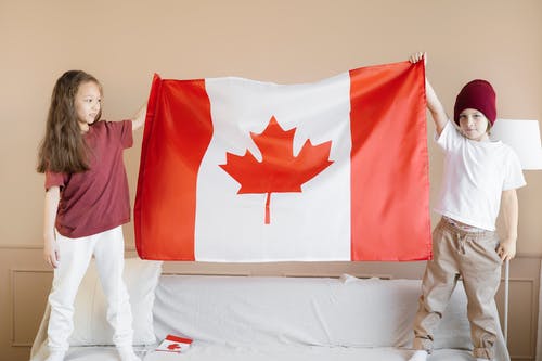 有关加拿大国庆日, 加拿大国旗, 女孩的免费素材图片