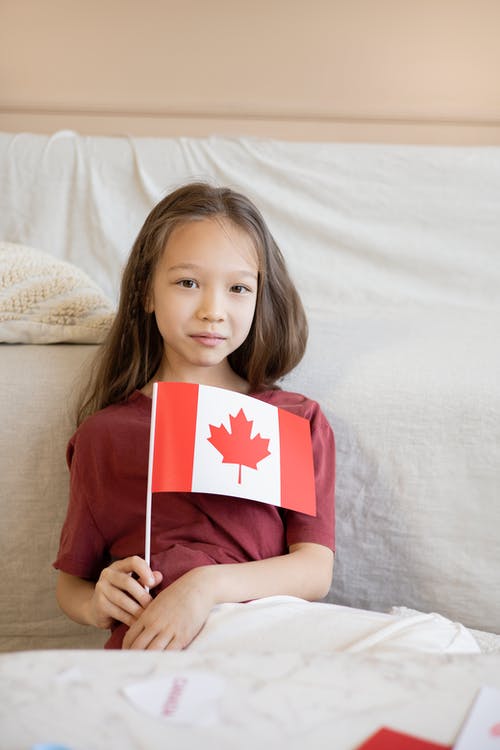 有关兒童, 加拿大国庆日, 加拿大国旗的免费素材图片