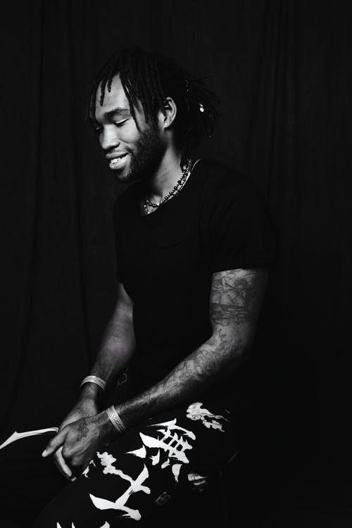 有关刺青的, 单色, 垂直拍摄的免费素材图片