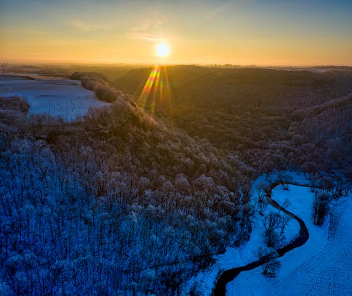 有关从上面查看, 天性, 太阳光线的免费素材图片