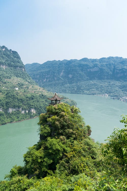 有关三个峡谷, 中国, 亭子的免费素材图片