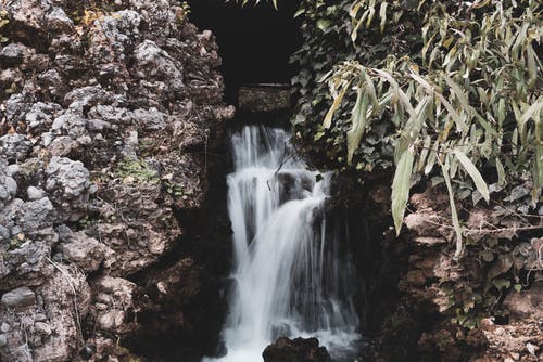 有关天性, 岩石, 瀑布的免费素材图片