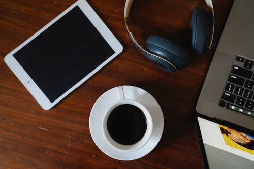 有关Flatlay, 一杯咖啡, 俯视图的免费素材图片