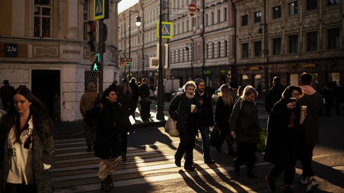有关人群, 城市, 斑马线的免费素材图片