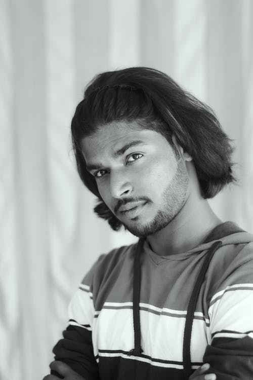 有关人, 单色, 垂直拍摄的免费素材图片