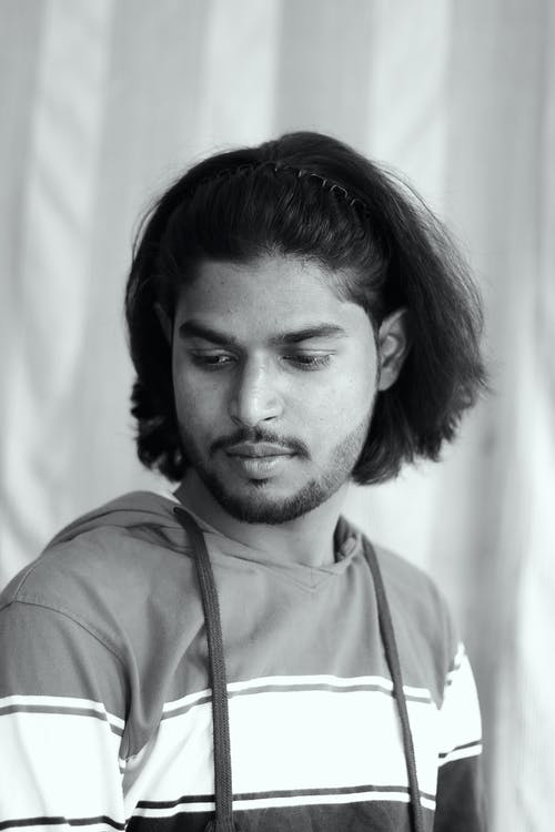 有关人, 单色, 垂直拍摄的免费素材图片