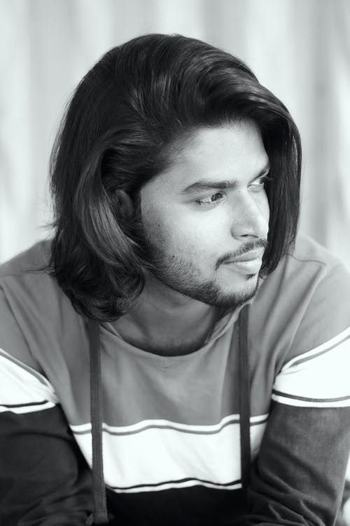 有关人, 侧身看, 单色的免费素材图片