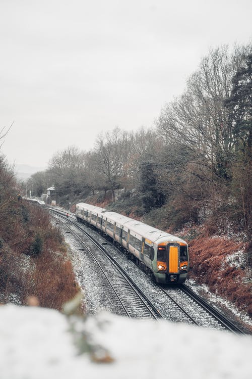 有关交通系统, 冬季, 双的免费素材图片