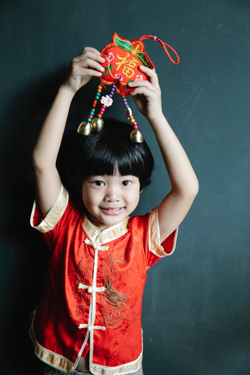 有关中国新年, 中国新年装饰品, 儿童的免费素材图片