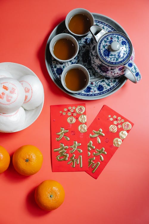 有关bun头, Flatlay, 中国新年的免费素材图片