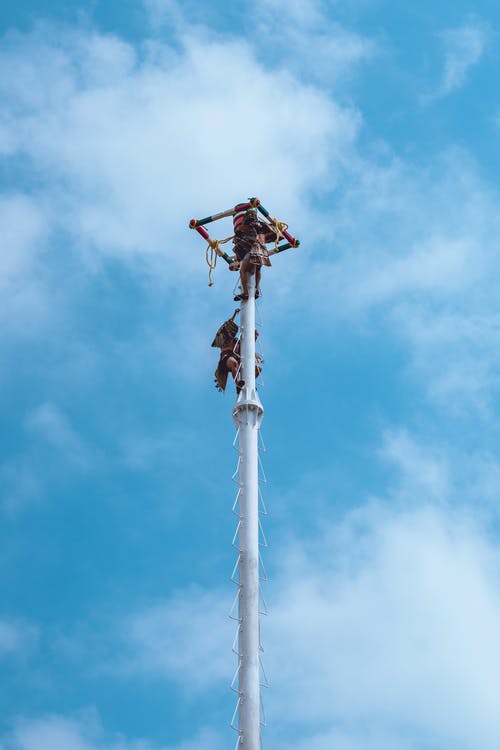 有关垂直拍摄, 往上爬, 柱子的免费素材图片