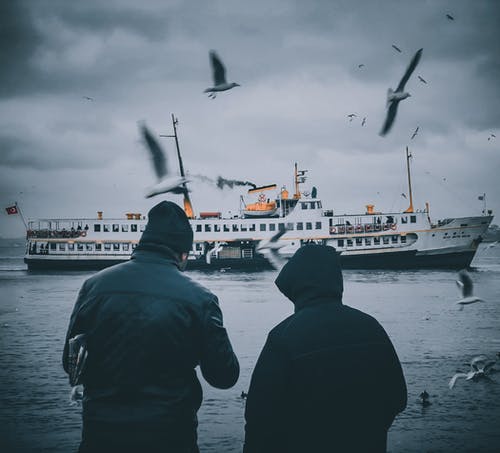 有关後视图, 旅行, 海的免费素材图片