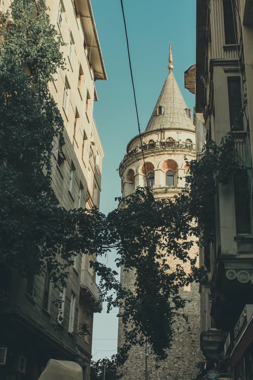 有关伊斯坦堡, 低角度拍摄, 加拉塔的免费素材图片