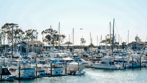有关停泊, 加州, 摩托艇的免费素材图片