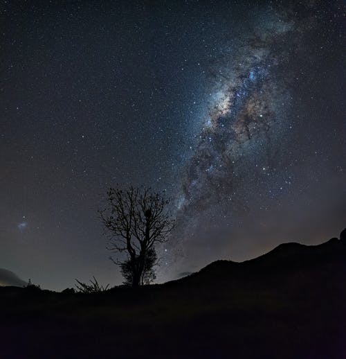 有关光秃秃的, 壮观, 夜空的免费素材图片