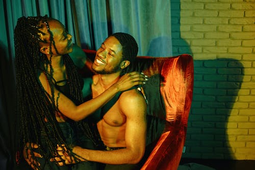 有关一对, 七彩灯, 乱放电的免费素材图片