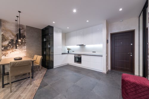 有关公寓, 厨房区, 室内的免费素材图片