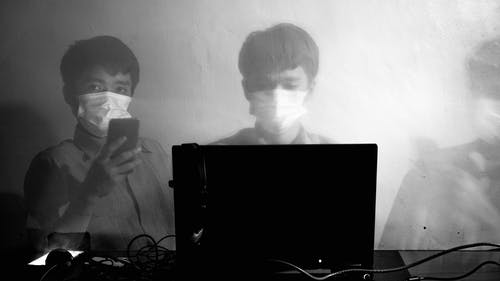 有关3C用品, bw, covid-19的免费素材图片