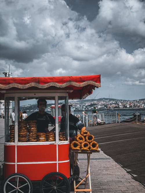 有关伊斯坦堡, 土耳其百吉饼, 垂直拍摄的免费素材图片