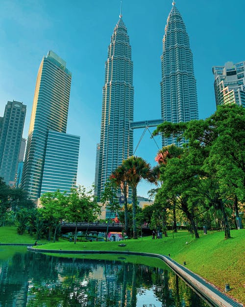 有关klcc公园, 吉隆坡市中心, 垂直拍摄的免费素材图片