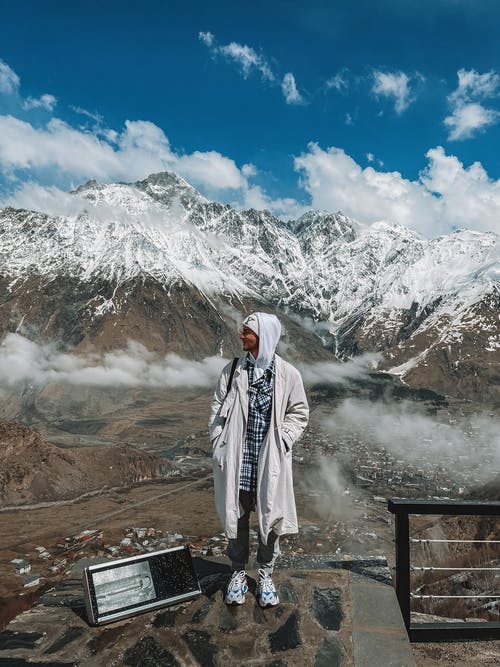 有关人, 冬季, 垂直拍摄的免费素材图片