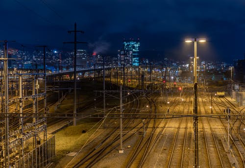 有关city_skyline, 中心站, 夜灯的免费素材图片